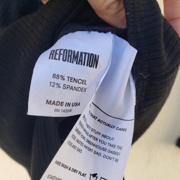 Reformation Ribbed Avalon Bodysuit - Picture 7 of 8